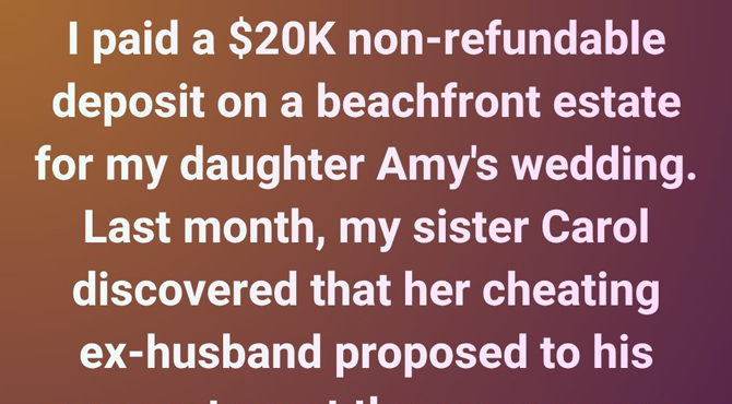 A Beachfront Wedding, a Betrayed Sister, and a $20K Secret That Tore Our Family Apart