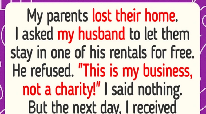 My Parents Are Losing Everything, but My Husband Treats Them Like Strangers