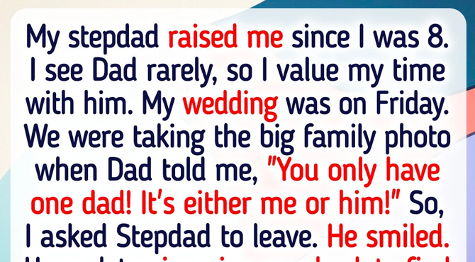 I Excluded My Stepdad From My Family Photo, My Dad’s Comfort Comes First