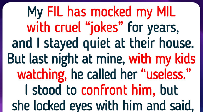 My FIL Constantly Insults My MIL In Public, But She Made Him Regret It