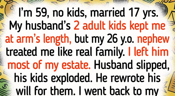 My Husband and Stepchildren Tried to Take My Inheritance — I Turned the Tables