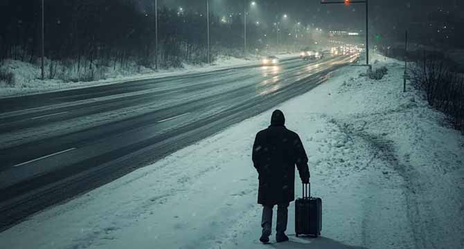 I Picked Up an Old Man on a Lonely Winter Highway โ Letting Him Stay the Night Changed My Life Forever