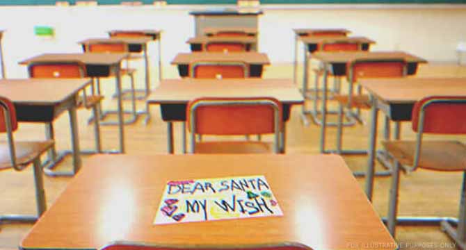 Girl Mocks Boy Who Didn’t Bring Xmas Gift to Class, Visits Him on Reading His Letter to Santa – Story of the Day