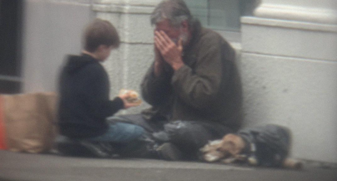 A Poor Boy Shared His Lunch with a Freezing Man on the Street โ It Turned Out to Be a Test