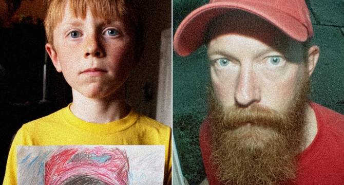 My Son Kept Drawing the Same Man – One Day, He Knocked on Our Door