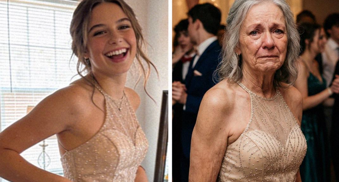 I Wore My Late Granddaughter’s Prom Dress to Her Prom – But What She Hid Inside Made Me Grab the Mic