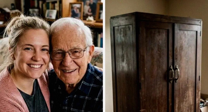My Grandfather Left the House to My Aunt, Who Kicked Me Out of It – All I Got Was His Old Wardrobe, and When I Opened It, My Knees Gave Out