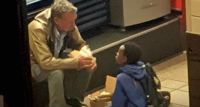 An Elderly Teacher Paid for a Freezing Boy’s Meal — The Boy Repaid Him Seven Years Later