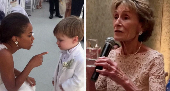 My New DIL Screamed, โHeโs Not My Child!โ and Banned My Grandson from the Wedding PhotosโSo I Stepped in to Show Everyone Who She Really Is