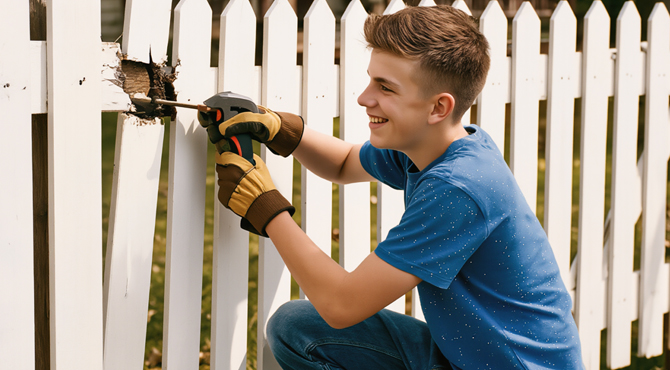 My Son Fixed Our Neighbor’s Fence—The Next Morning, Police Knocked with a Secret That Changed Our Lives