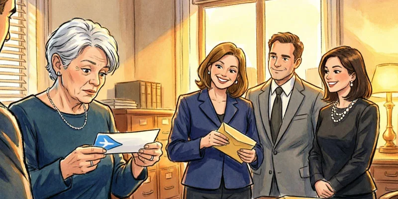 They Handed Her a Plane Ticket at the Will Reading—