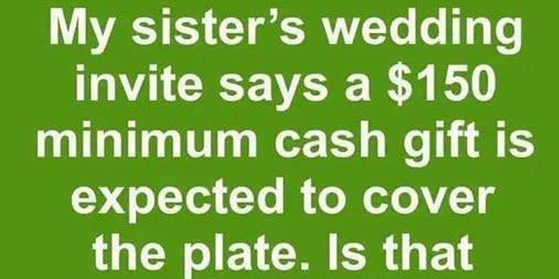 Is It Rude to Ask Wedding Guests for a Minimum Cash Gift? The Debate Dividing Modern Weddings