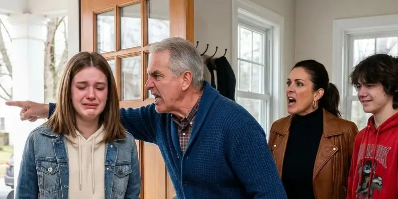My 16-year-old daughter was terrified when my father-in-law threw her out at midnight and gave her room to her cousin.