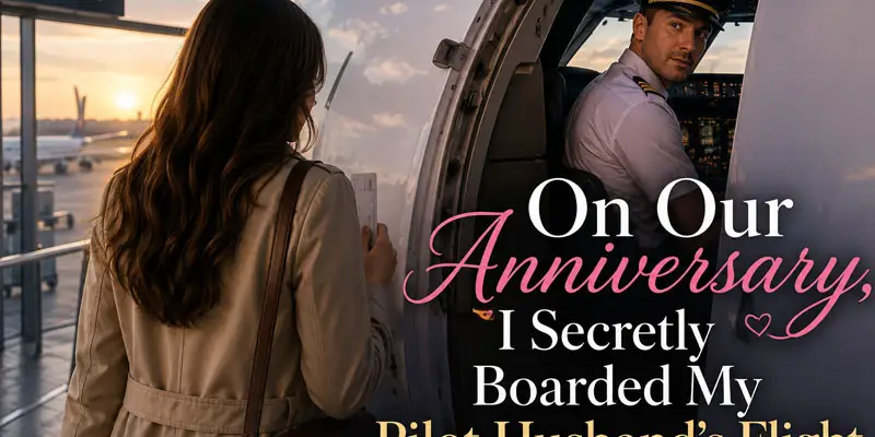 On Our Anniversary, I Secretly Boarded My Pilot Husband’s Flight