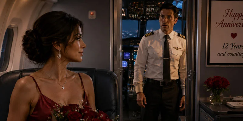 On Our Anniversary, I Flew on My Pilot Husband’s Flight to