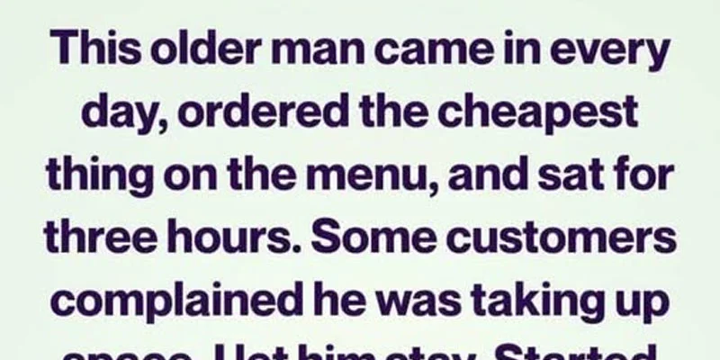 The Elderly Man Who Ordered One Egg Every Morning Left Behind a Note That Broke My Heart