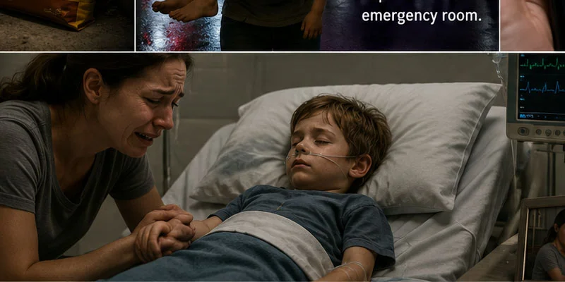 My sister-in-law called me from a resort and asked me to stop by her house to feed her dog. But when I unlocked the door, there was no dog waiting for me. Instead, I found a five-year-old boy locked inside—weak, dehydrated, shaking, and barely able to whisper, “Mom said you weren’t going to come.” I had only brought dog food. I rushed my nephew to the emergency room, and the moment Chloe sent me that threatening text, I realized none of this had been an accident.